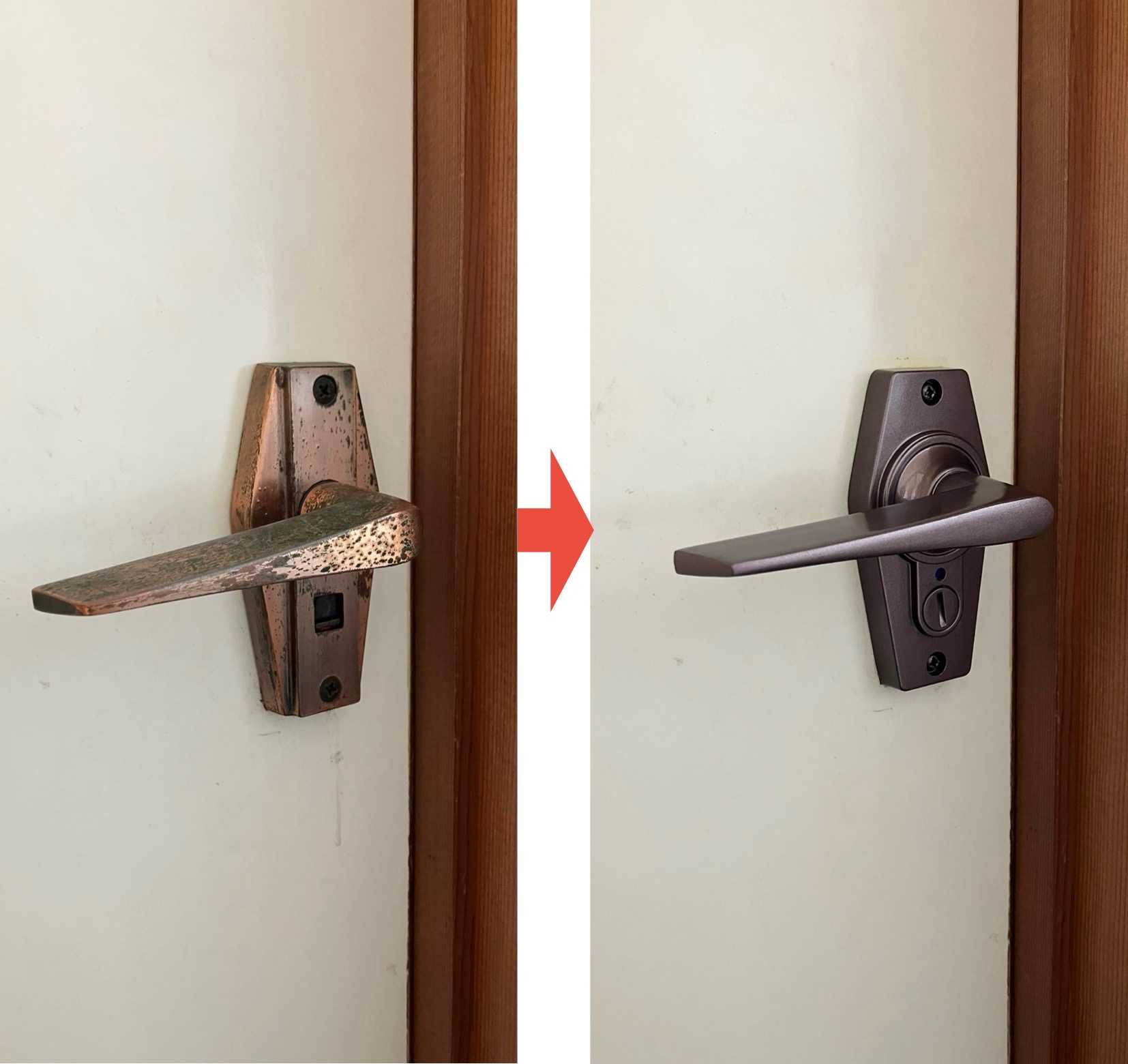 トイレ表示錠HL-4交換