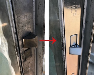 サッシドア インテグラル錠交換