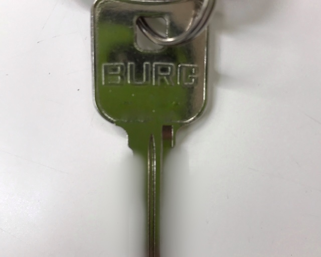 バーグ(BURG) ロッカー錠の合鍵作製
