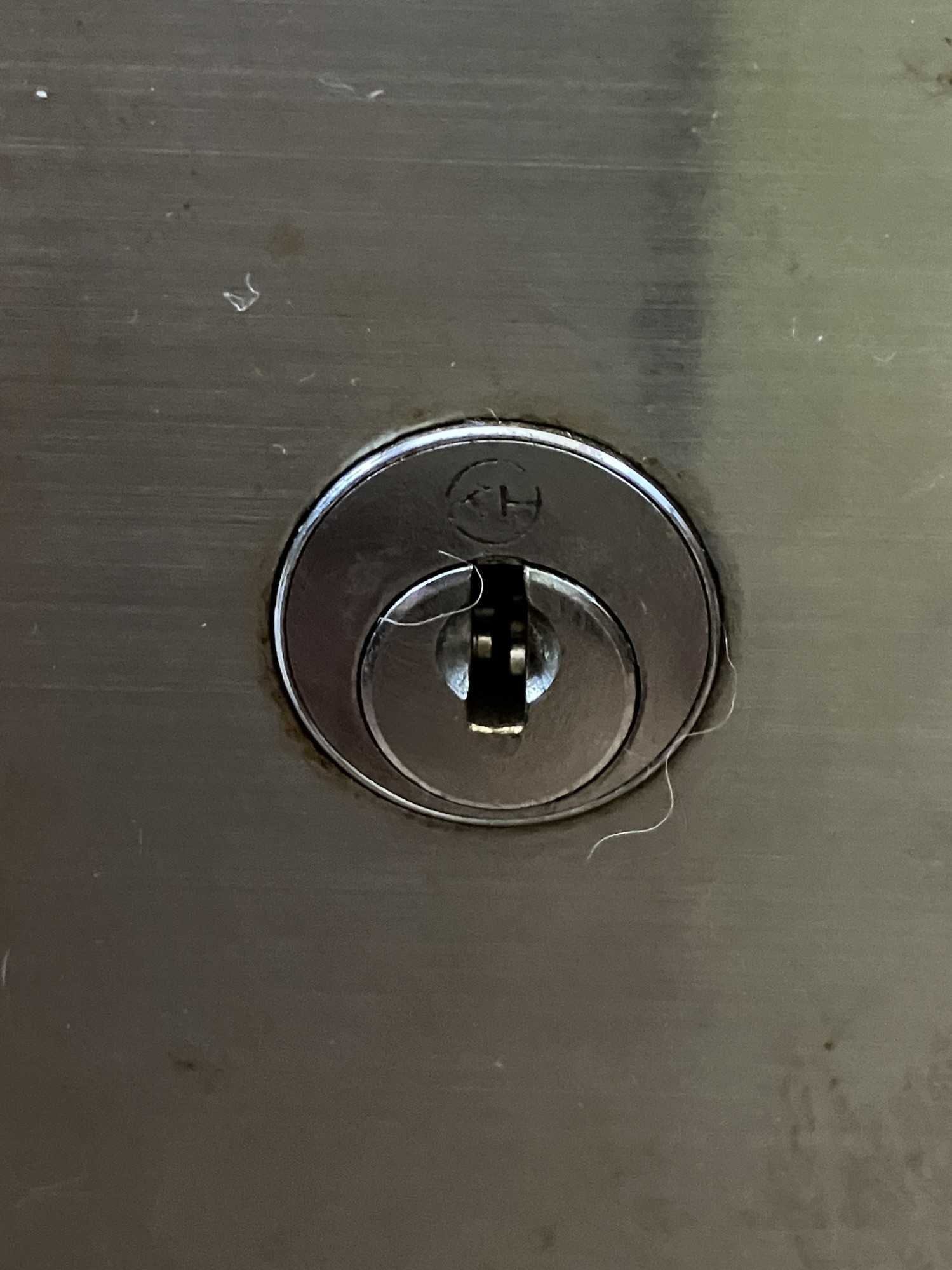 クマヒラ金庫シリンダー開錠