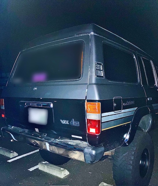 トヨタ ランドクルーザー60鍵開け作業